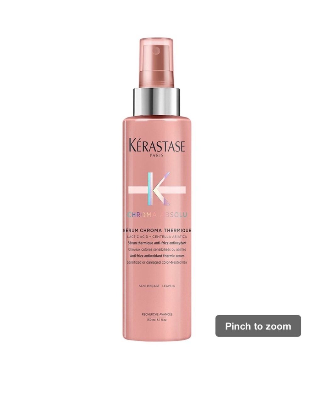 Kerastase Paris Chroma Absolu Pink Thermal Serum Spray - Color Care
